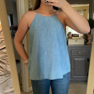 Denim Sleeveless Top